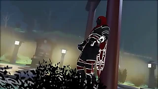 Baragami - gay ghost ninja assassin got distracted during giving out