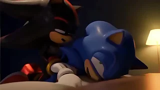 Sonic and Shadow having chaos control - Altrix3D