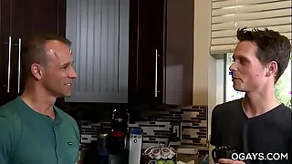 step Daddy fucks his son's friend