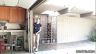 Joyful sex in the garage