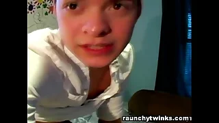 Teen Twink Homemade Striptease Together with Masturbation Video